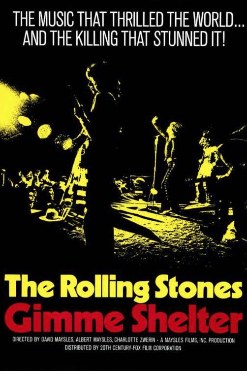 L'affiche du film The Rolling Stones: Gimme Shelter
