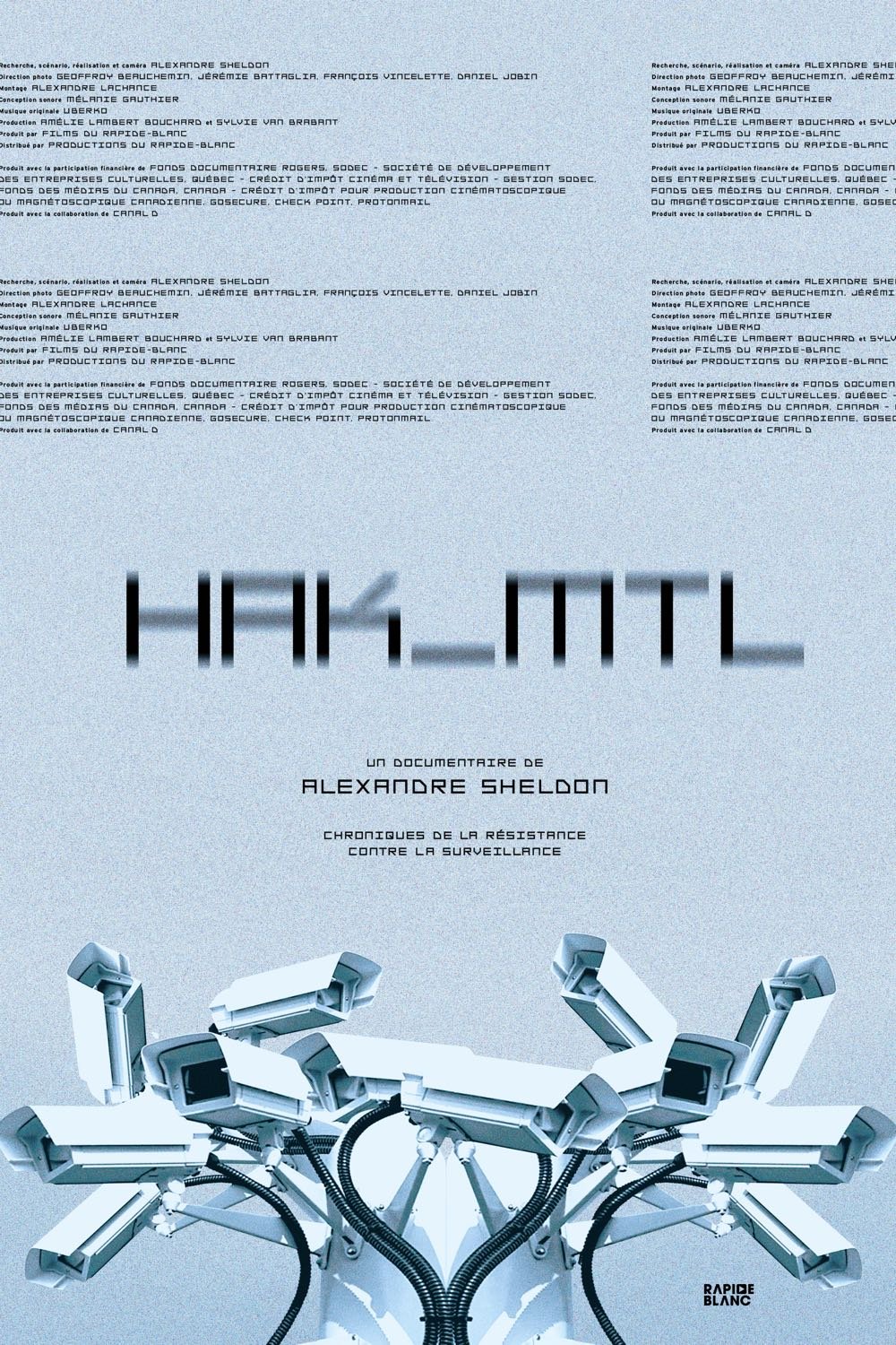 L'affiche du film HAK_MTL