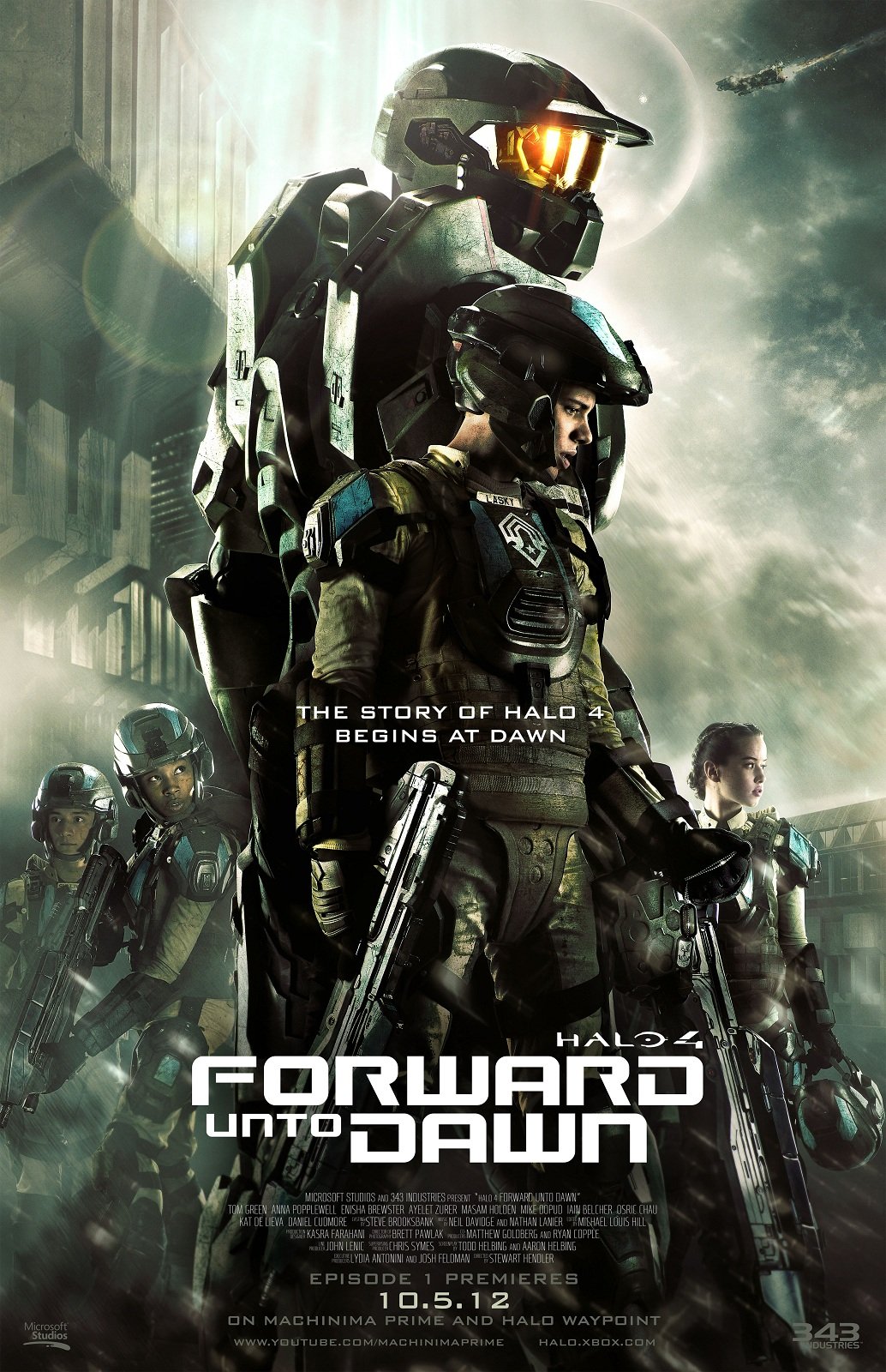 L'affiche du film Halo 4: Forward Unto Dawn