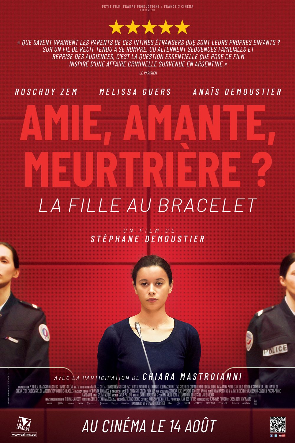 Poster of the movie La fille au bracelet