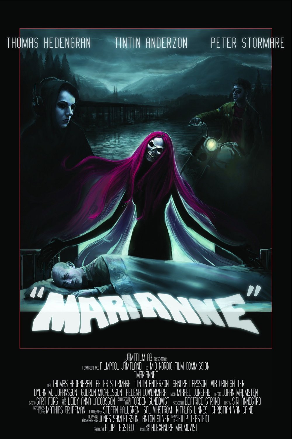L'affiche originale du film Marianne en suédois