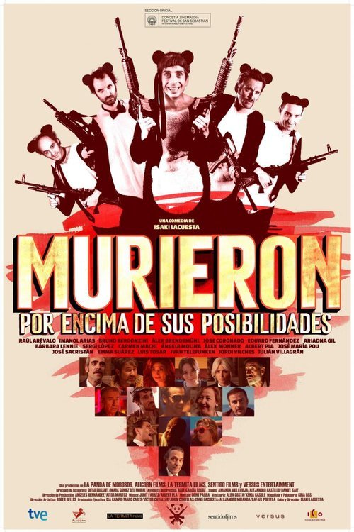 L'affiche originale du film Murieron por encima de sus posibilidades en espagnol