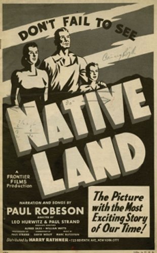 L'affiche du film Native Land