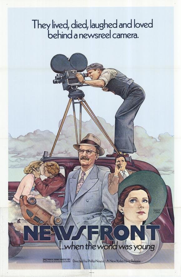 L'affiche originale du film Newsfront en anglais