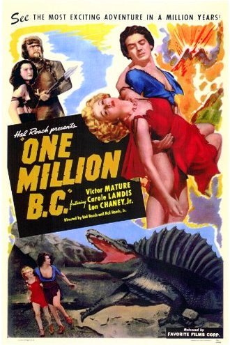 L'affiche du film One Million B.C.
