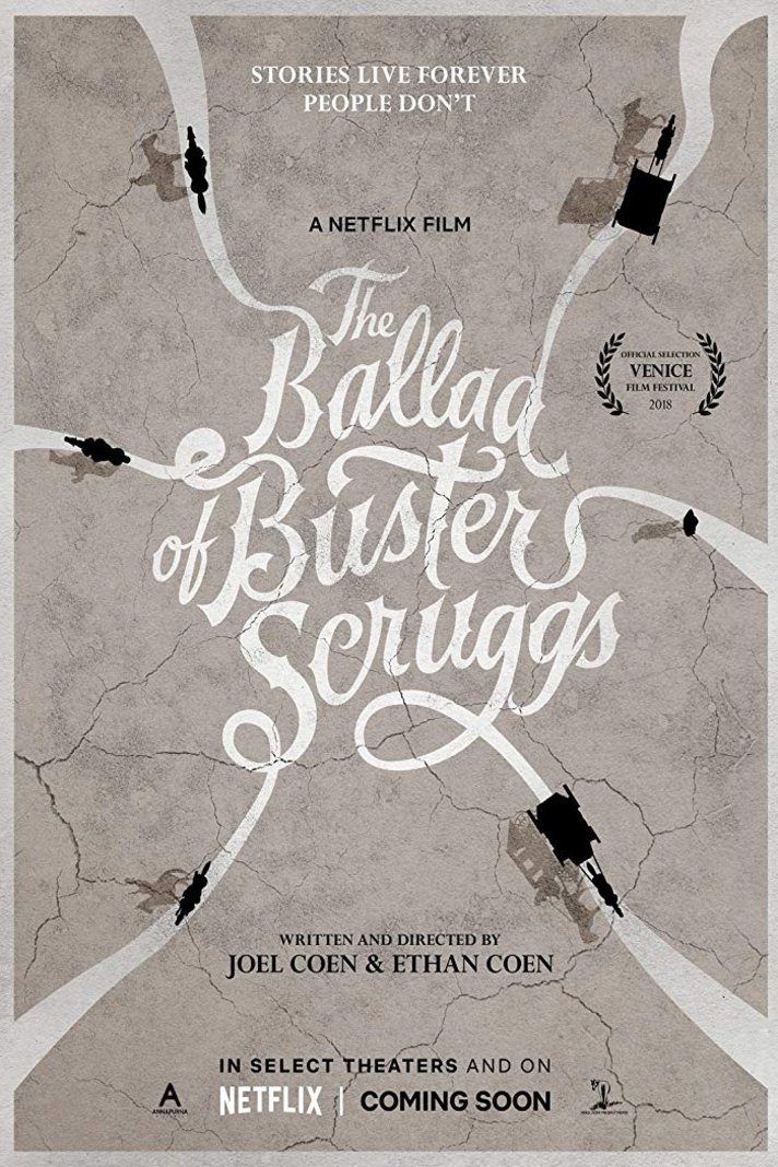 L'affiche du film The Ballad of Buster Scruggs