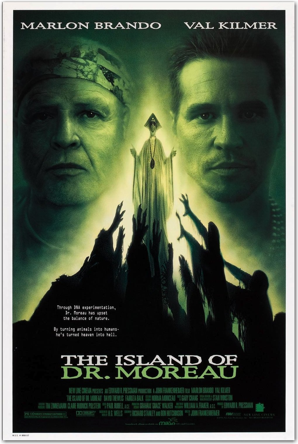 L'affiche du film The Island of Dr. Moreau