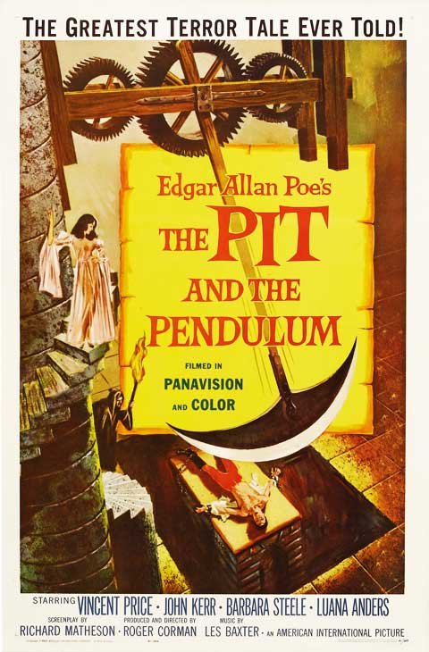L'affiche du film The Pit and the Pendulum