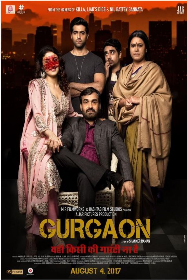 L'affiche originale du film Gurgaon en Hindi