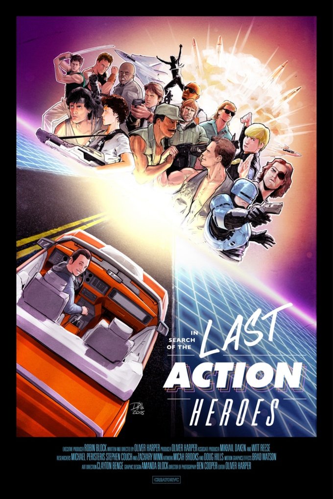 L'affiche du film In Search of the Last Action Heroes