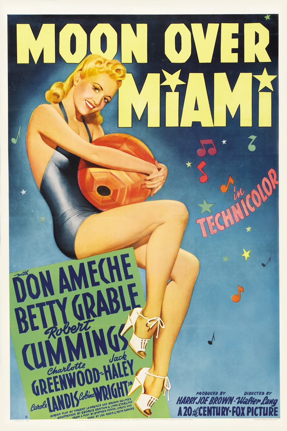 L'affiche du film Moon Over Miami