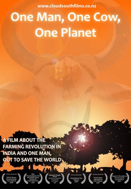 L'affiche du film One Man, One Cow, One Planet