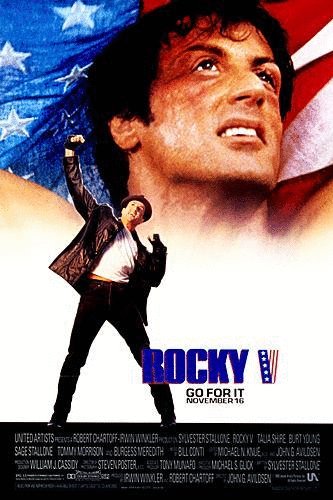 L'affiche du film Rocky V