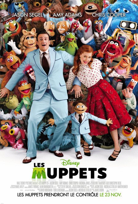 L'affiche du film Les Muppets v.f.