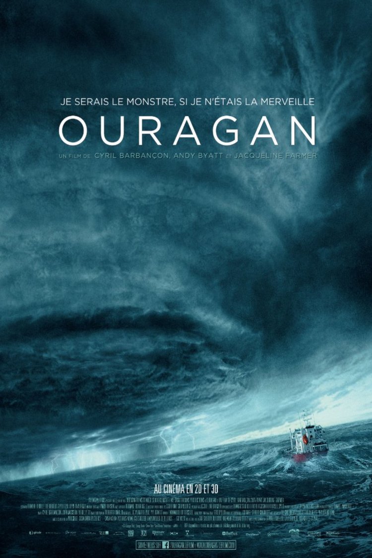 L'affiche du film Ouragan, l'odyssée d'un vent