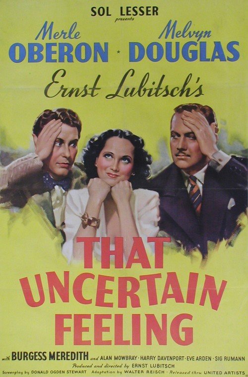 L'affiche du film That Uncertain Feeling