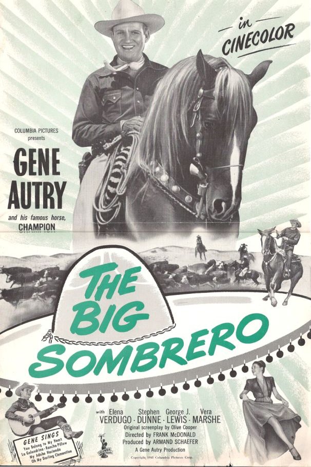 L'affiche du film The Big Sombrero