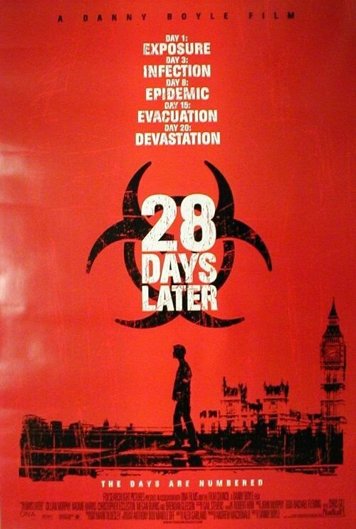 L'affiche du film 28 jours plus tard