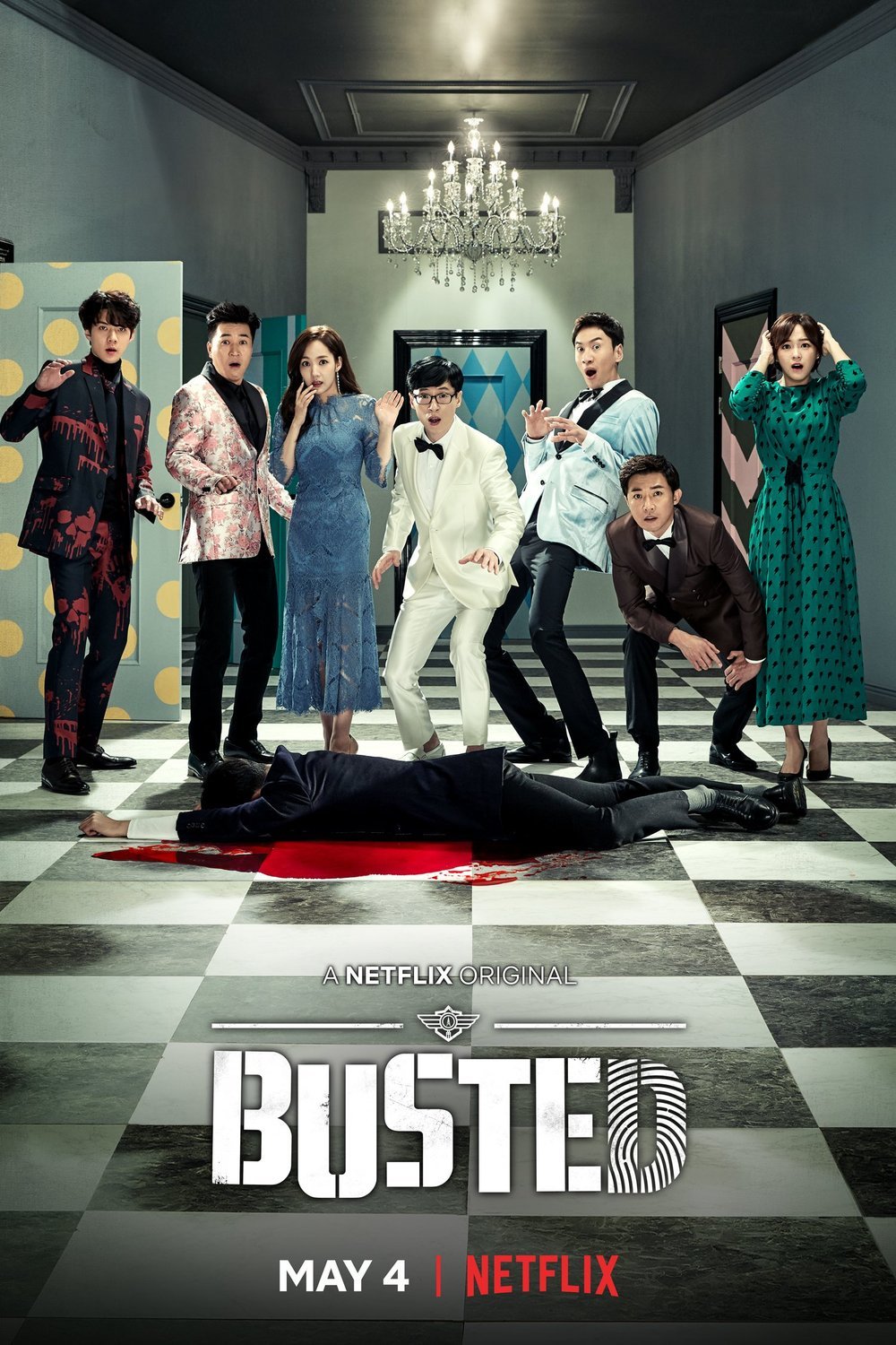 Korean poster of the movie Busted!