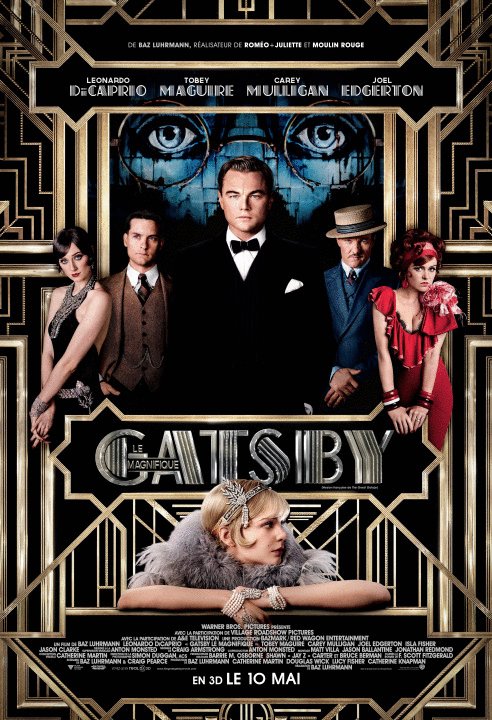 L'affiche du film Gatsby le magnifique