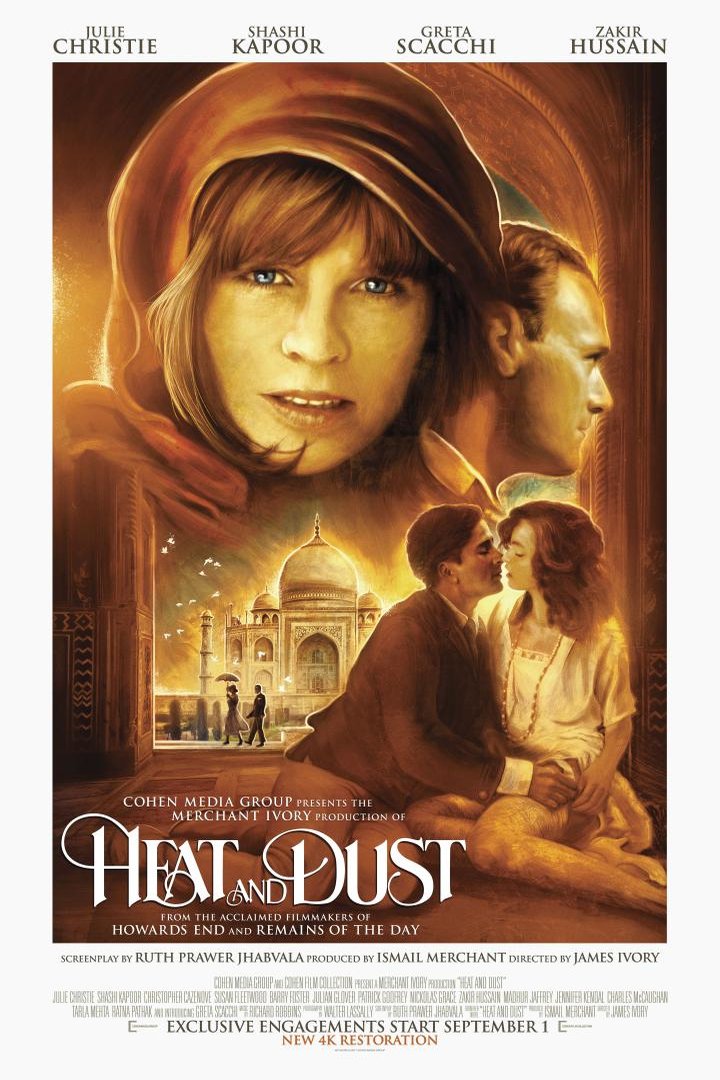 L'affiche du film Heat and Dust