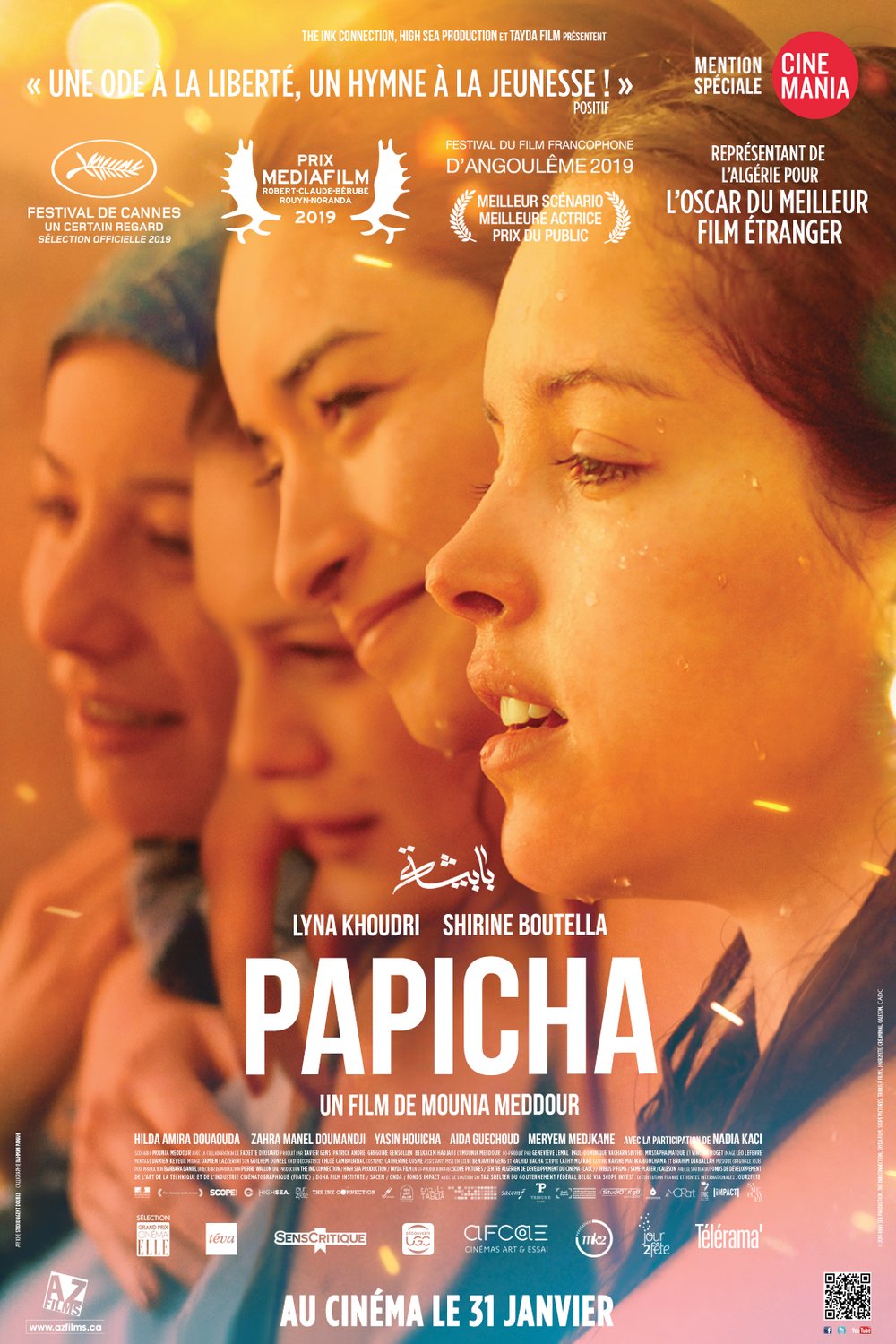 L'affiche du film Papicha
