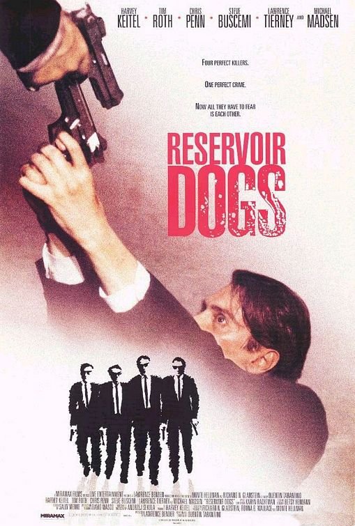 L'affiche du film Reservoir Dogs