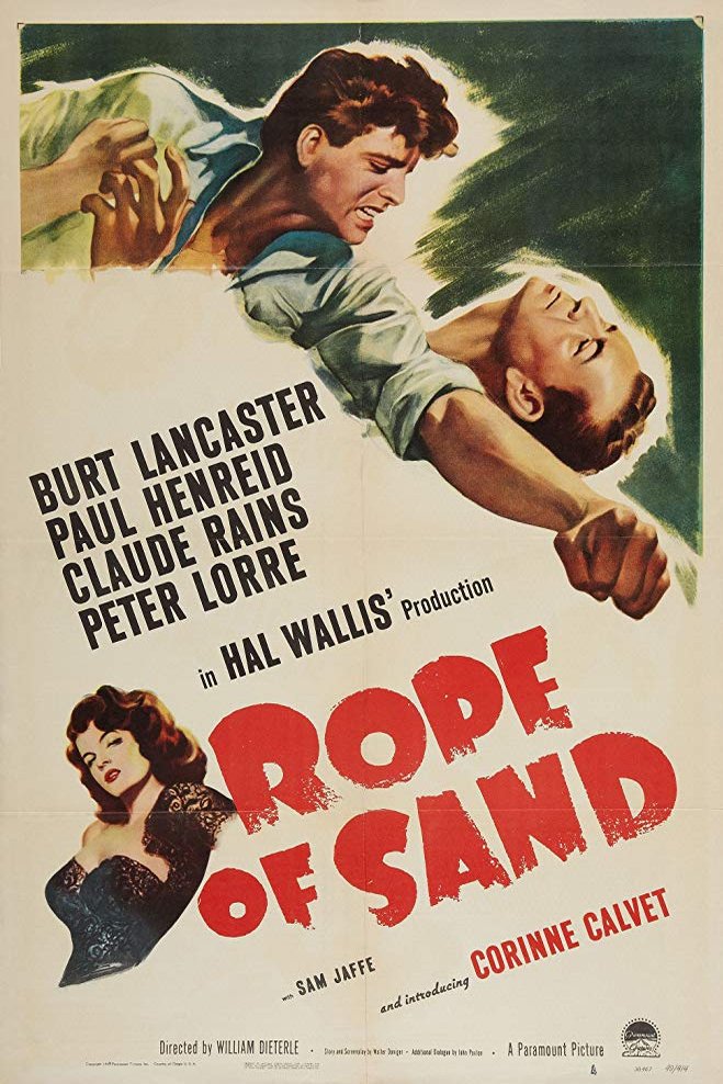 L'affiche du film Rope of Sand