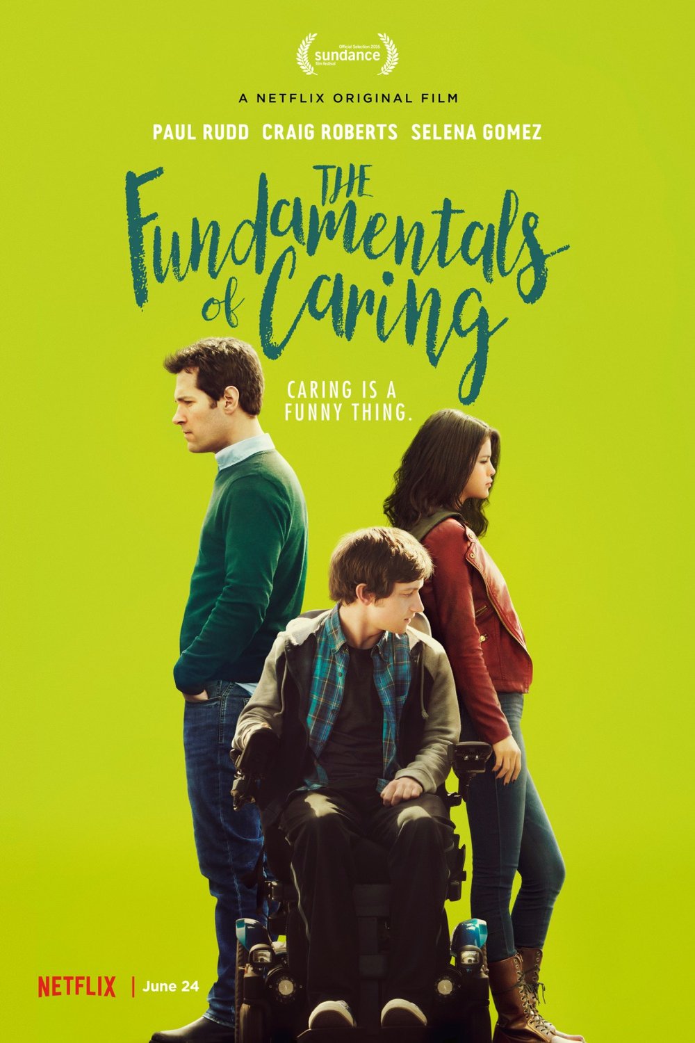L'affiche du film The Fundamentals of Caring