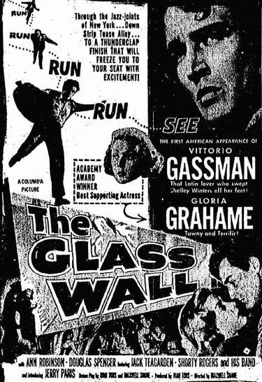 L'affiche du film The Glass Wall