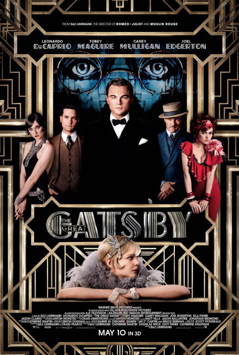L'affiche du film The Great Gatsby