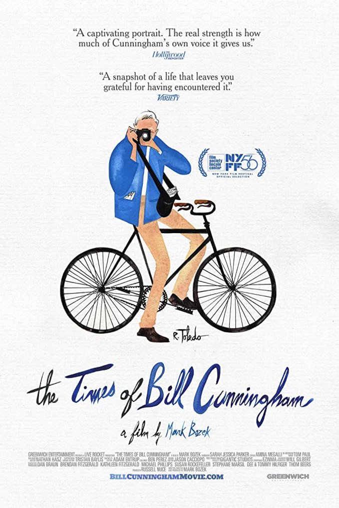 L'affiche du film The Times of Bill Cunningham
