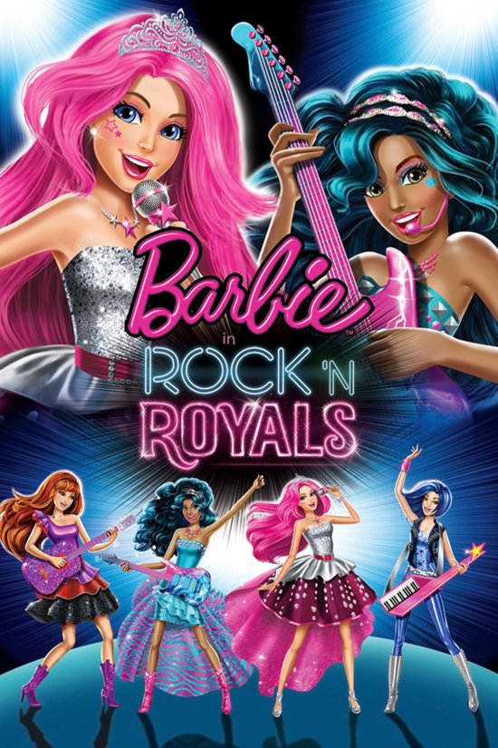 L'affiche du film Barbie in Rock 'N Royals