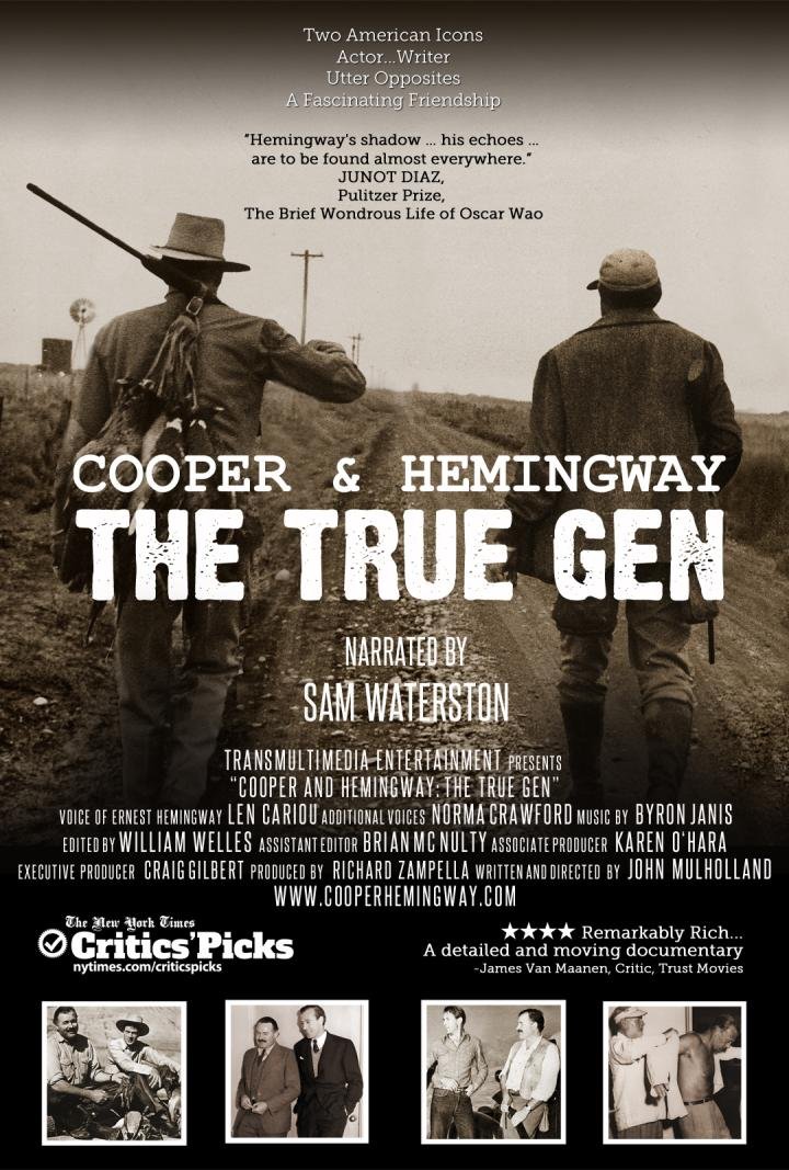 L'affiche du film Cooper and Hemingway: The True Gen