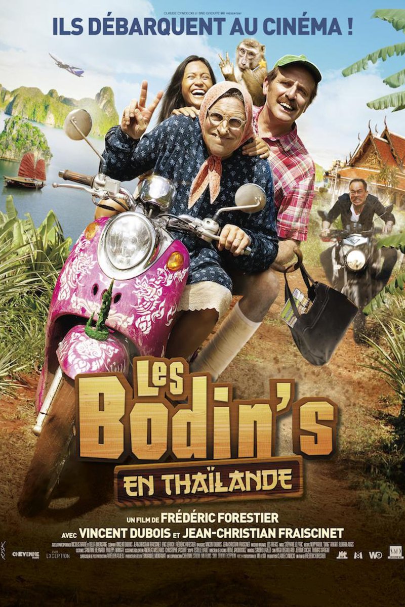 L'affiche du film Les Bodin's en Thaïlande
