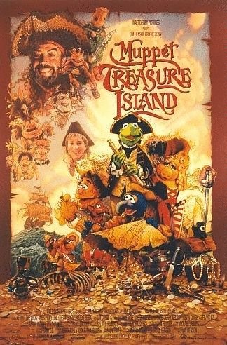L'affiche du film Muppet Treasure Island