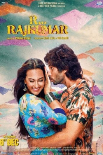 Hindi poster of the movie R... Rajkumar