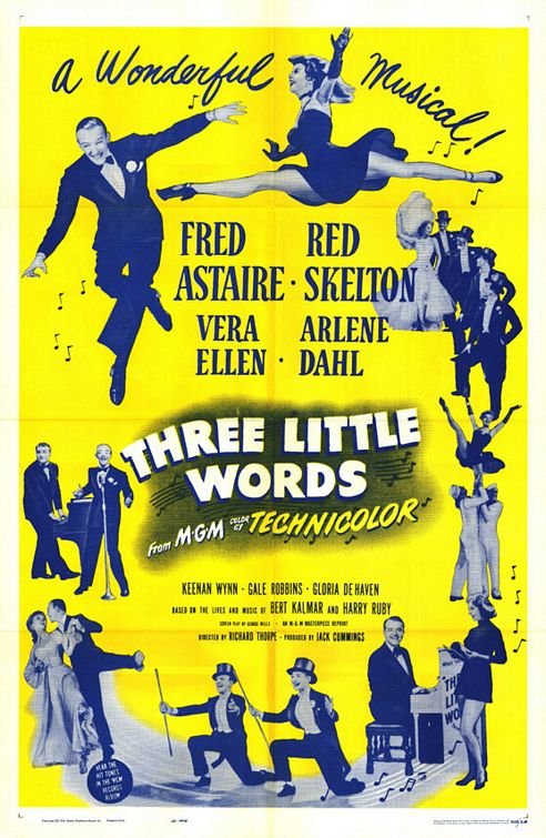 L'affiche du film Three Little Words