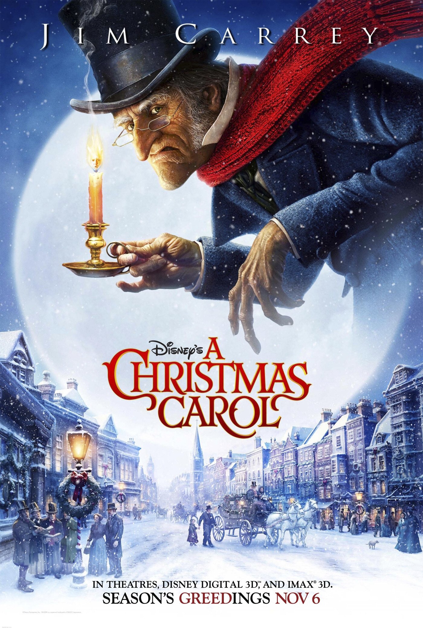 L'affiche du film A Christmas Carol