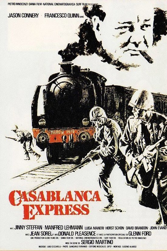L'affiche originale du film Casablanca Express en italien