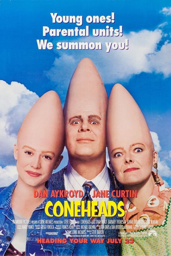 L'affiche du film Coneheads