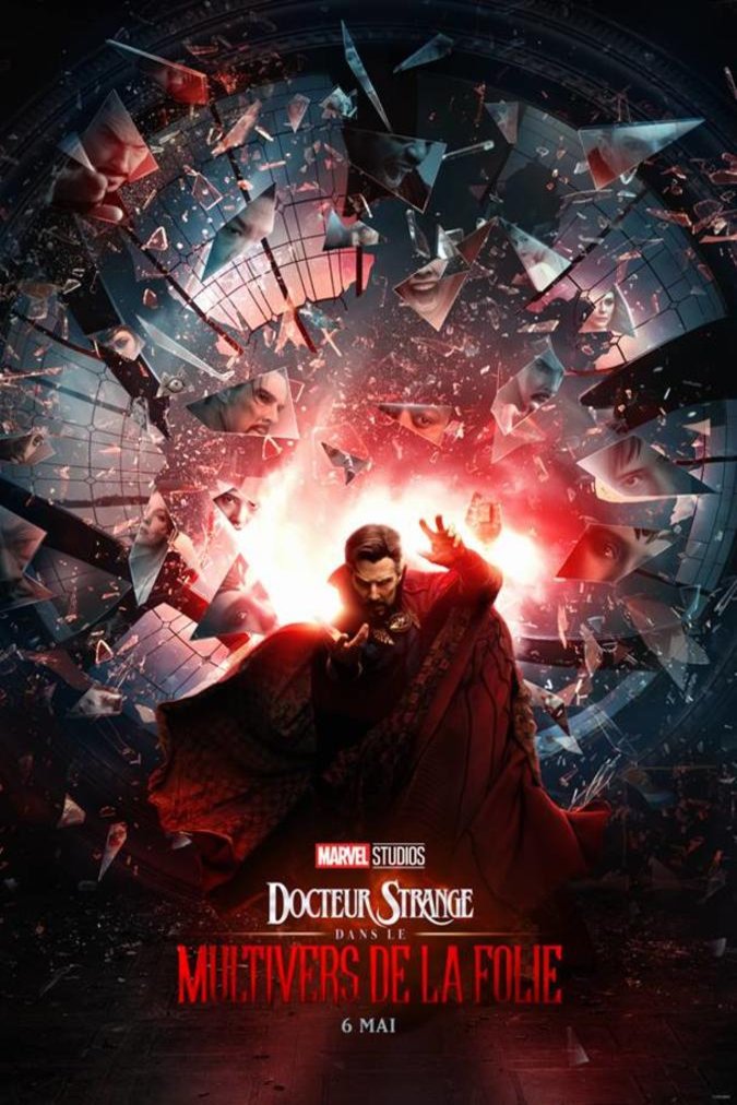 L'affiche du film Docteur Strange dans le Multivers de la Folie