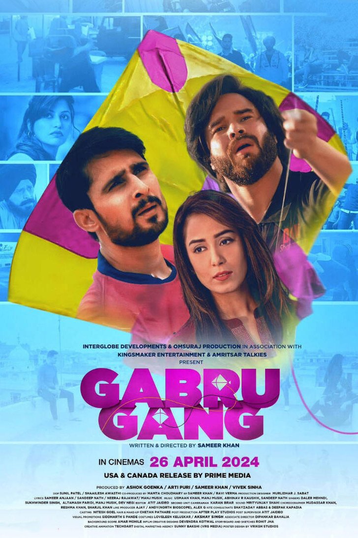 L'affiche originale du film Gabru Gang en Hindi