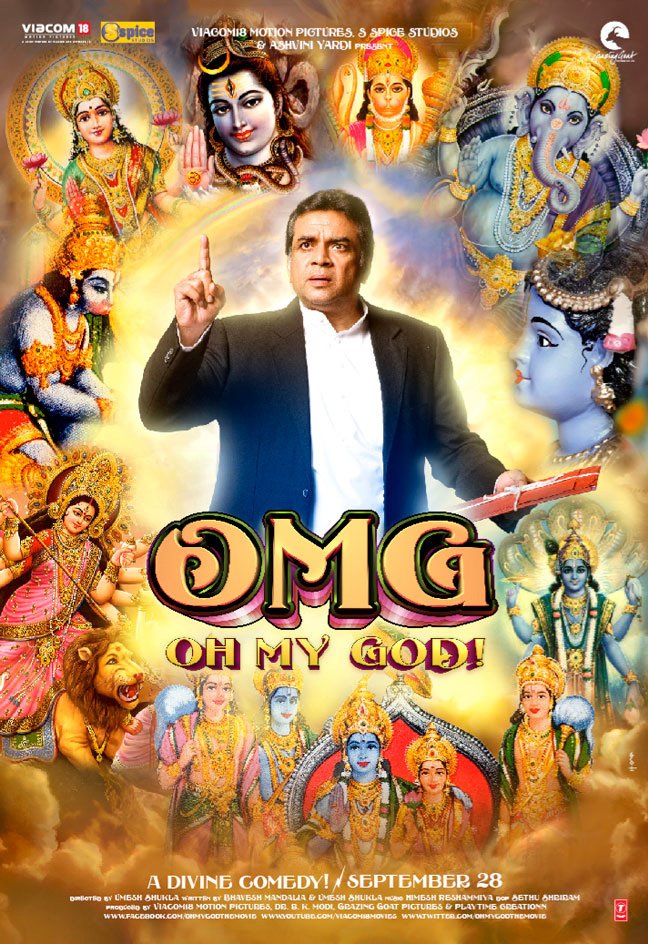 Hindi poster of the movie OMG Oh My God!