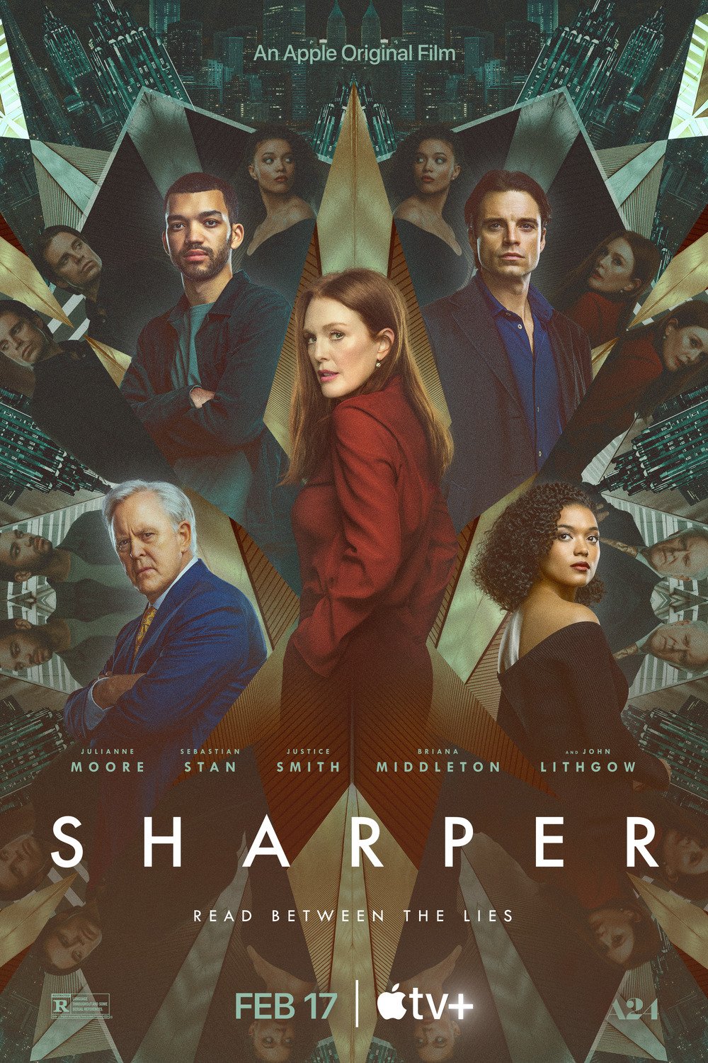 L'affiche du film Sharper