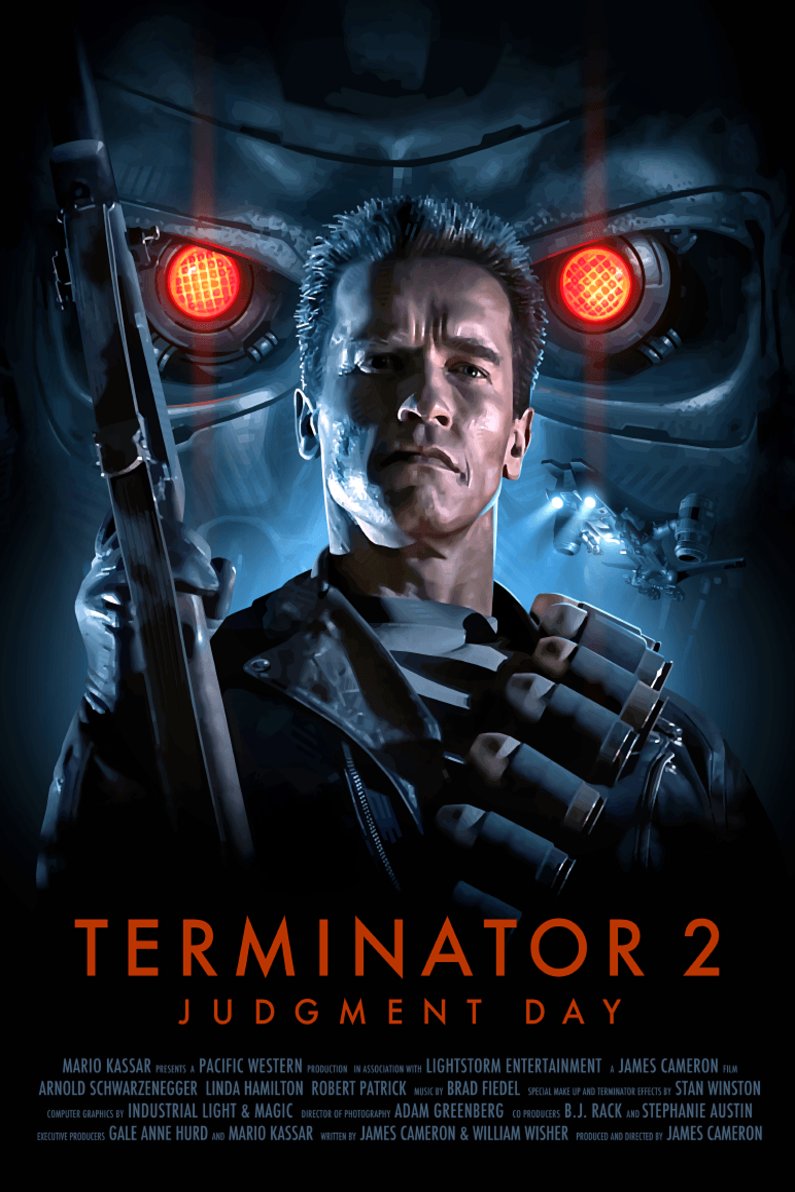 L'affiche du film Terminator 2: Judgment Day
