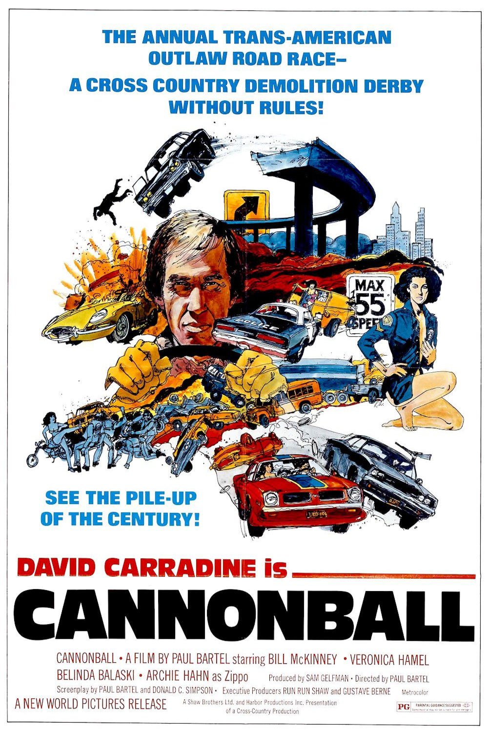 L'affiche du film Cannonball!