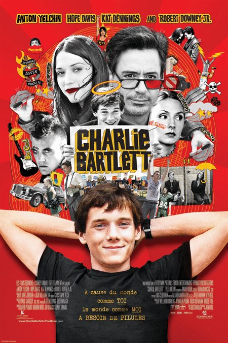 L'affiche du film Charlie Bartlett v.f.
