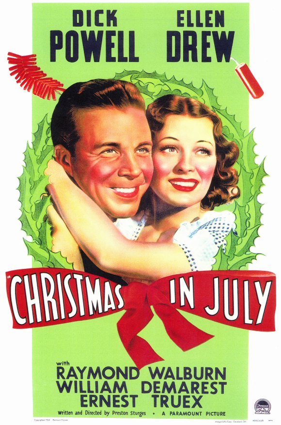 L'affiche du film Christmas in July