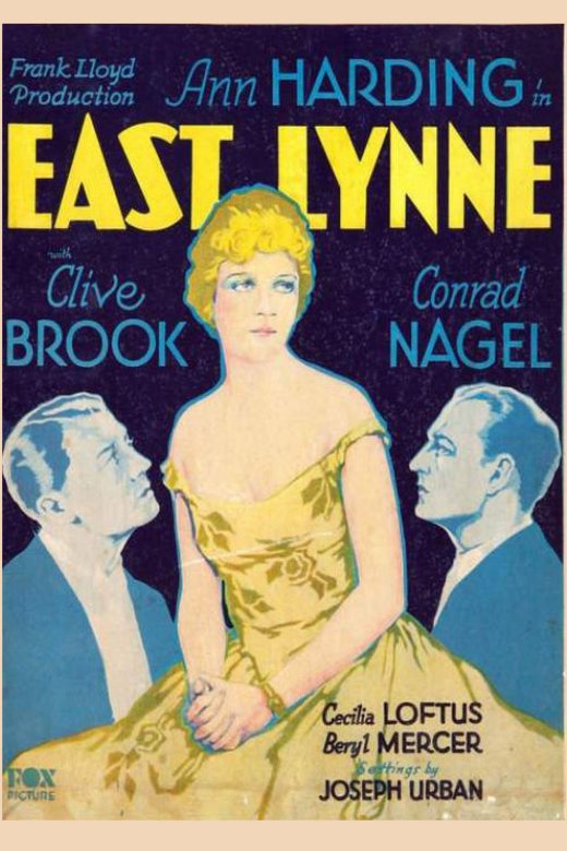 L'affiche du film East Lynne